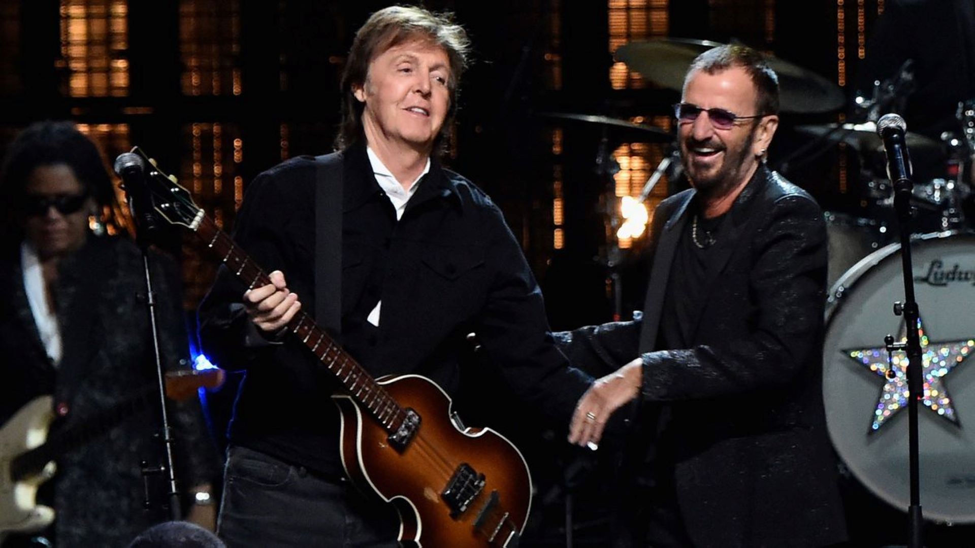 Ringo Starr com Paul McCartney e amigos